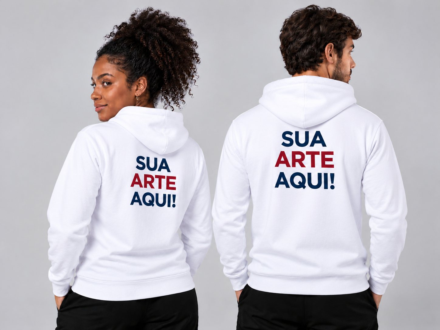 Moletom com estampa DTF