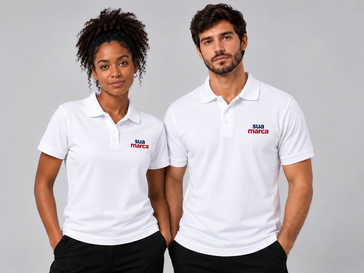 Camisa Polo Bordada