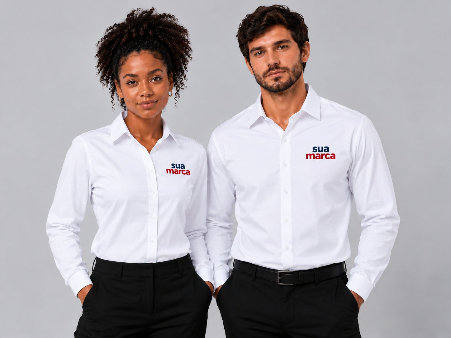 Camisa Social Bordada